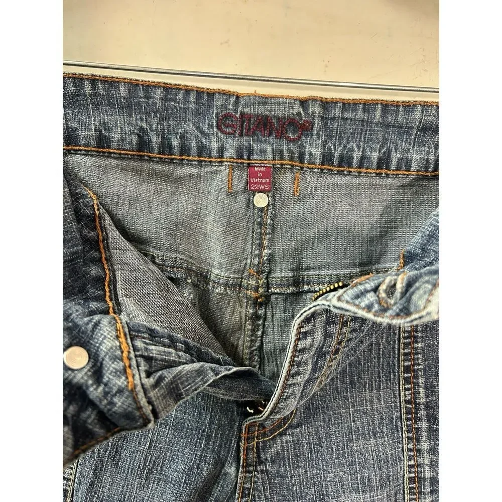 Vintage‎ Gitano Mom Jeans Womans Size 22WS High Waisted Denim Y2K 90s Plus